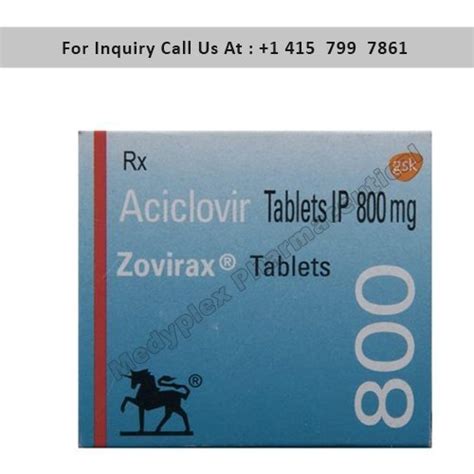 Acyclovir 800mg herpes treatment