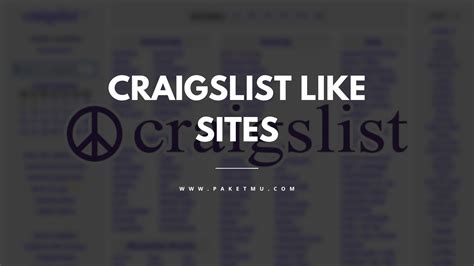 Alternatives to Craigslist