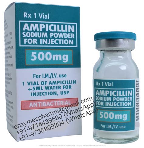 Ampicillin 500mg interactions