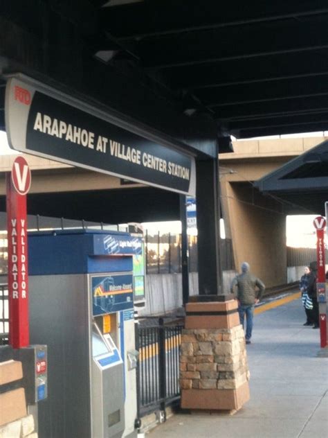 Arapahoe Village Center Station Shopping Transit