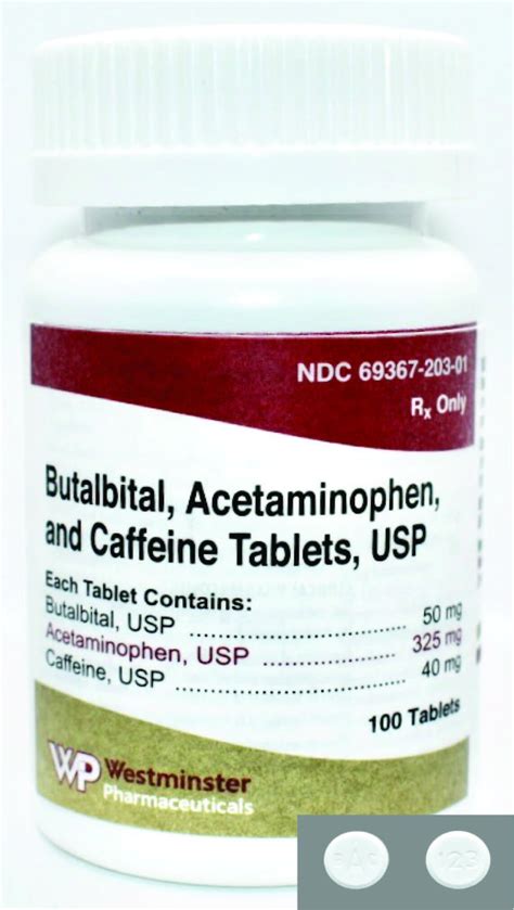 Butalbital Acetaminophen Caffeine Tablet Overview