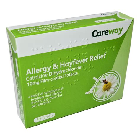 Cetirizine Hydrochloride 10mg Storage