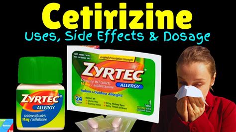 Cetirizine Hydrochloride 10mg Uses Dosage And Side Effects