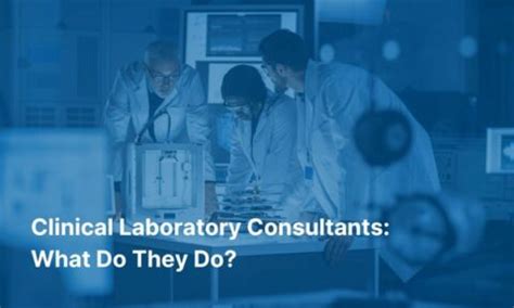Clinical Laboratory Consultant