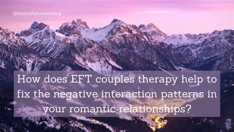 Emotionally Focused Therapy