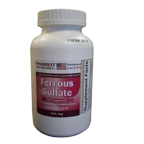Ferrous Sulfate 325mg