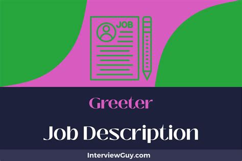 Greeter Job Interview