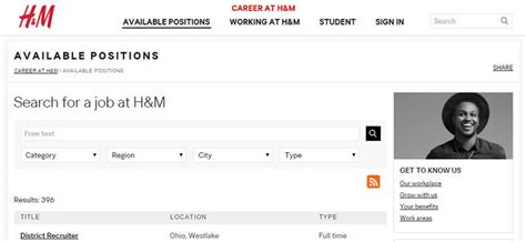 H&M Application Tips