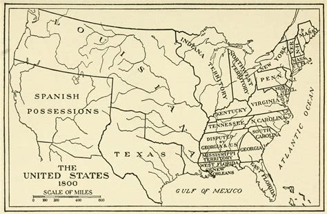 Historical Significance Of The 1800 Map Of America