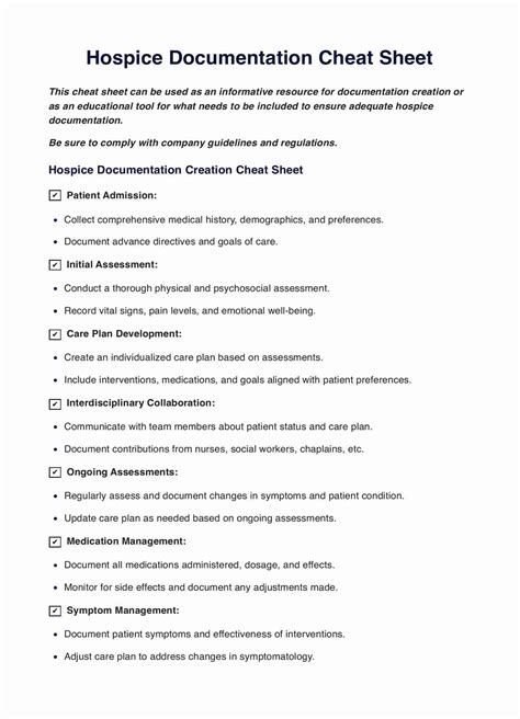 Home Health Care Aide Documentation