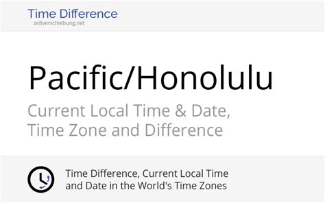 Honolulu Time Zone