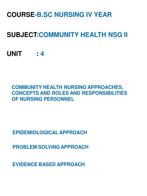 Investing in Community Health