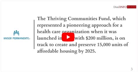 Kaiser Permanente economic investment