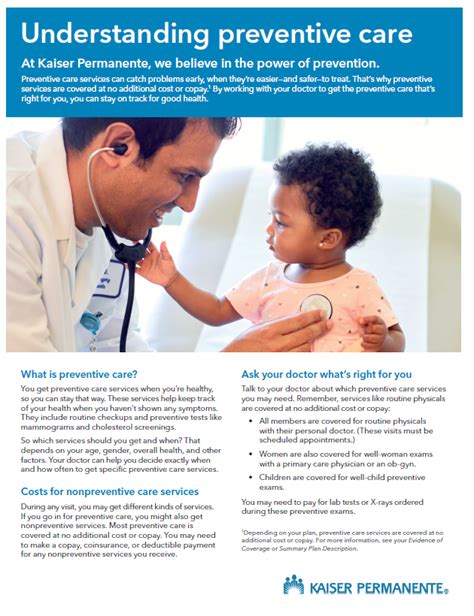 Kaiser Permanente Lakewood Preventive Care and Wellness Programs