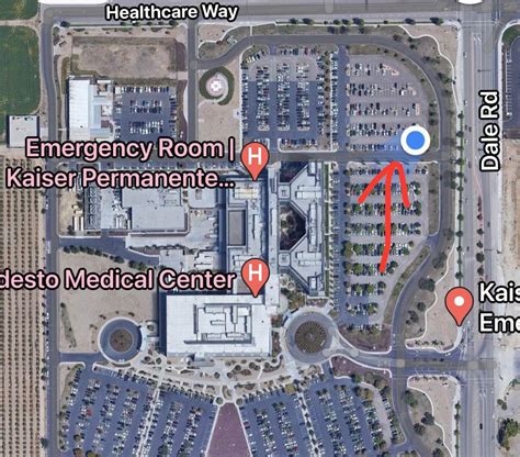Kaiser Permanente Modesto Medical Center Map