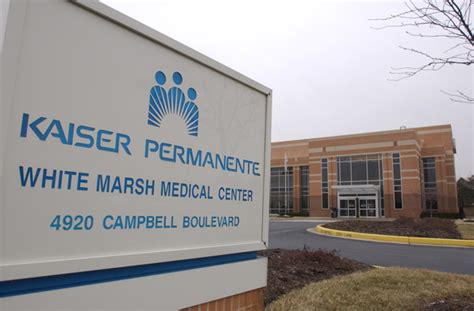 Kaiser Permanente White Marsh Maryland Medical Center Benefits