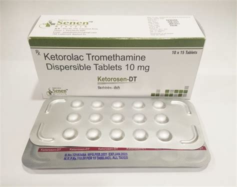 Usage Guidelines for Ketorolac 10mg Tablets