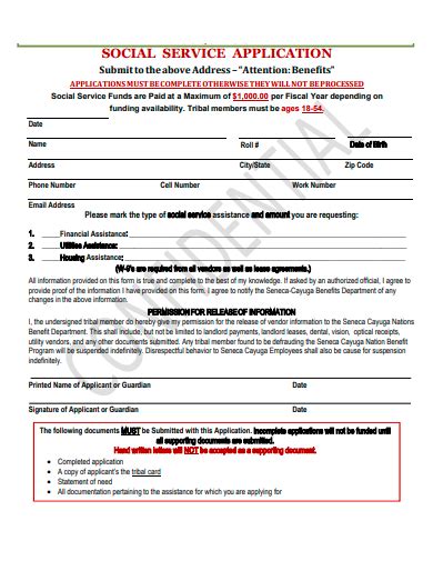 Los Angeles Social Services Application