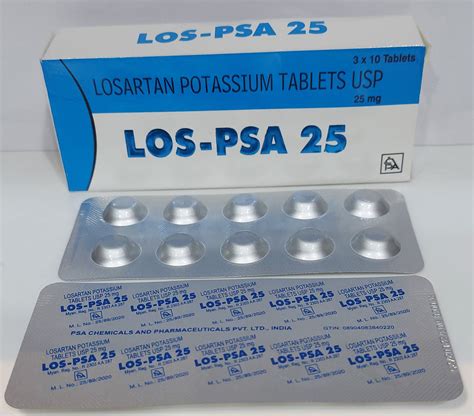 Losartan 25mg lowers blood pressure