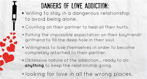 Love Addiction Dangers