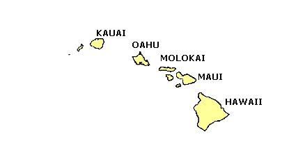 Maui Time Zone Map