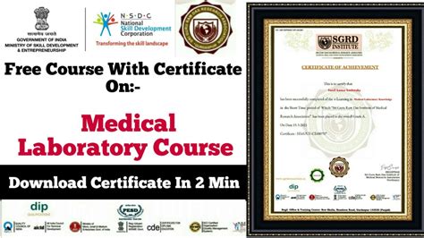 Med Lab Tech Certification and Education