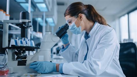 Medical Lab Technician at Work