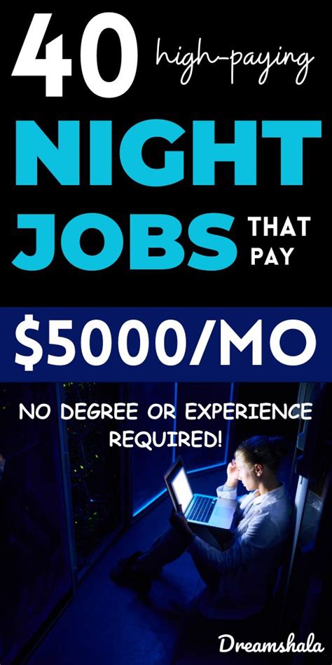 Benefits of Working a Night Time Job
