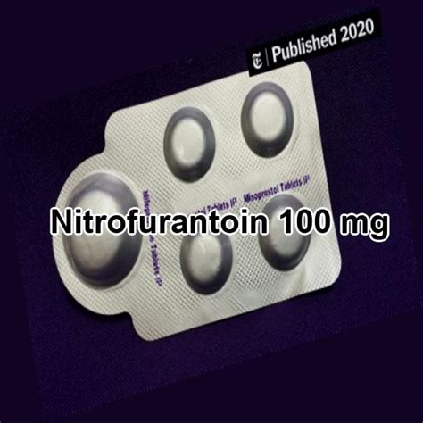 Nitrofurantoin Mono Mcr 100mg Dosage