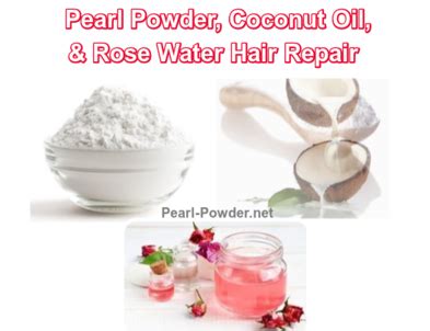 Pearl Powder And Coconut Oil