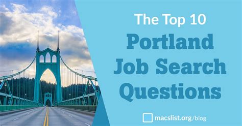 Portland Job Search Tips