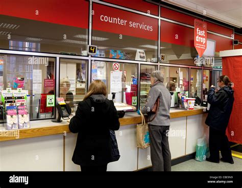 Post office counter