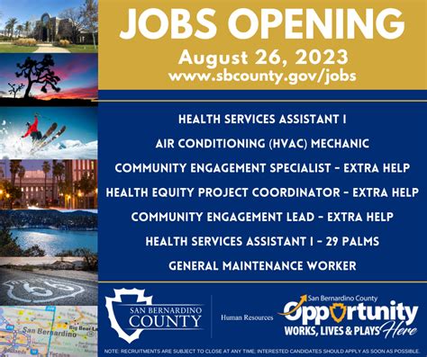 San Bernardino County Job Openings