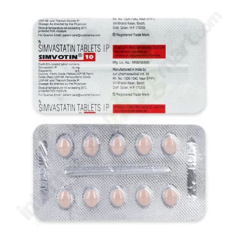 Simvastatin 10mg Heart Health