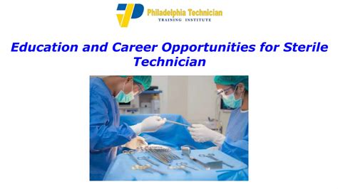 Sterile Processing Technician Career Opportunities