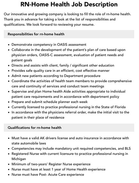 Top Companies for RN Home Health Jobs