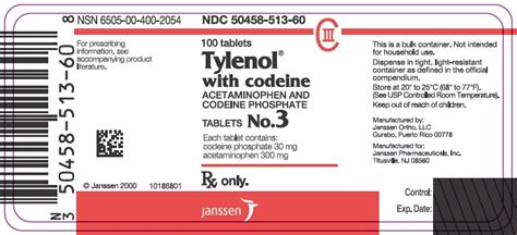 Tylenol Number 3 Working Mechanism
