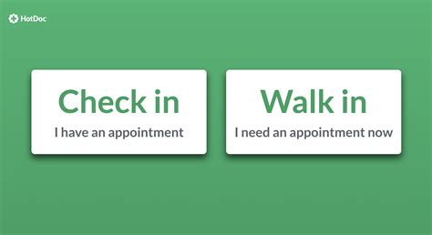 Walk-in Appointments