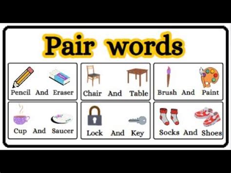 Word Pairs