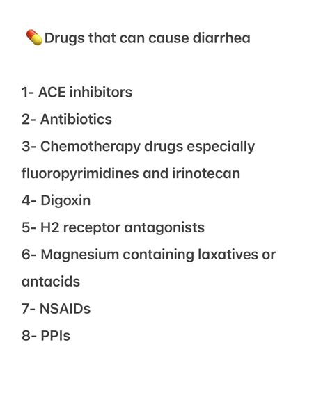 Ace Inhibitors Diarrhea