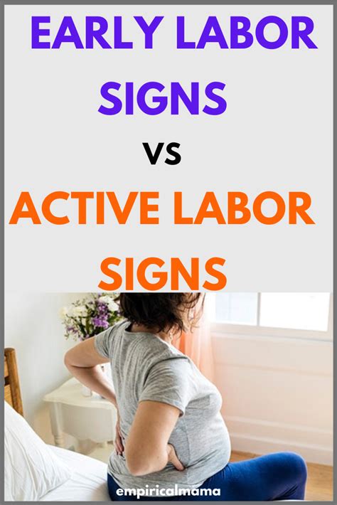 Active Labor Signs