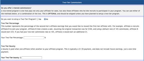 Affiliate marketing setup