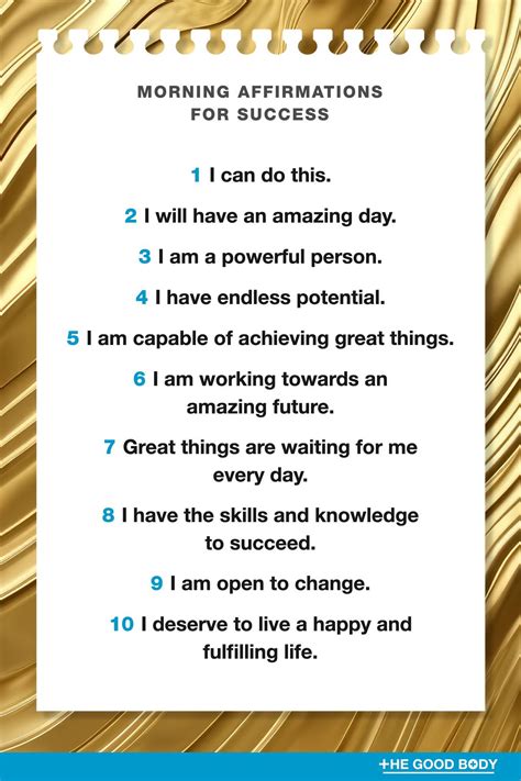 Affirmations