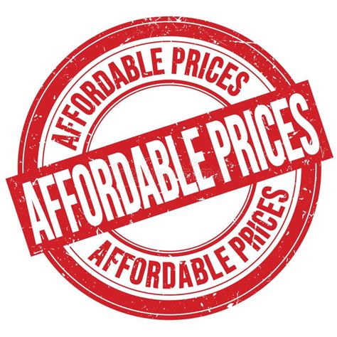 Affordable Prices
