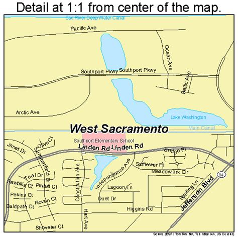 Alameda Street in West Sacramento