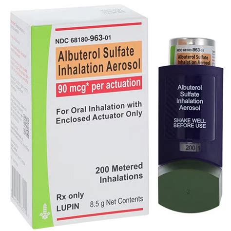 Albuterol Inhaler Dosage For Adults