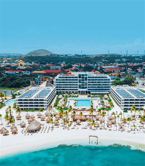 Aerial view of a resort