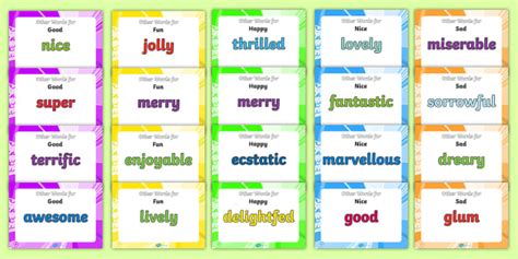 Alternative Words for Level