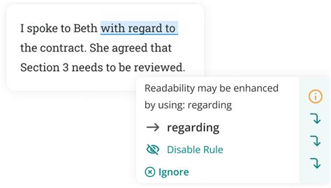 Alternatives to With Regard To