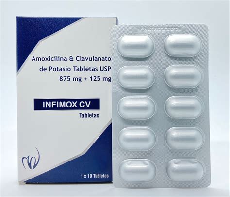 Amox Clav 875 125mg tablets